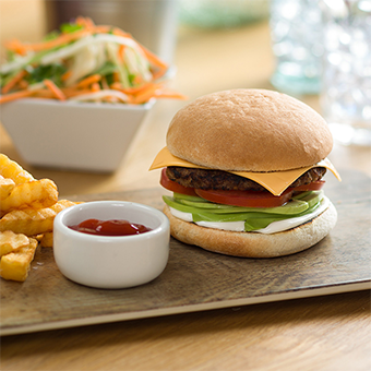 American 4 inch Plain Burger Buns-1x4802